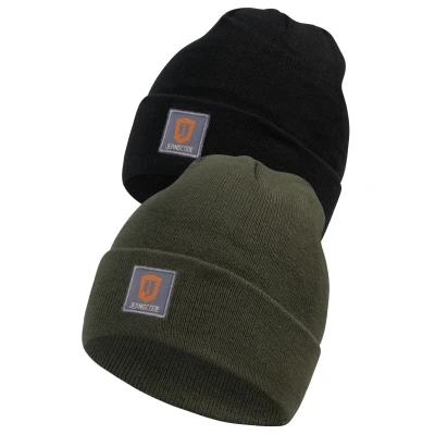 Imagen de Indicode Jeans 2 PACK Vulcano Gorro, Hombre, Talla: One Size, Black army