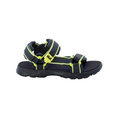 Imagen de Jack Wolfskin Seven SEAS Sandalias de senderismo para niños, Talla: 30, Blue/lime Zapatos