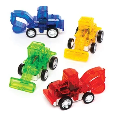 Imagen de Baker Ross Excavadoras de carreras con resorte (Pack 6) para niños