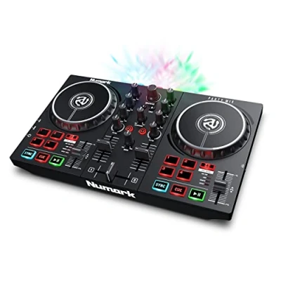 Imagen de Numark Party Mix II Controladora DJ, mesa de mezclas con luces integradas, mezclador DJ e interfaz audio, Serato Lite