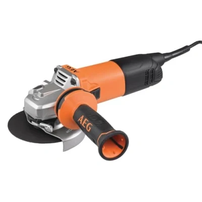 Imagen de AEG Ws10 125 Lk1 Amoladora (125 mm, 1000 W, incluye 6 discos, 1 disco de desbarbar, 2 discos diamantes, 3 corte diamantes)