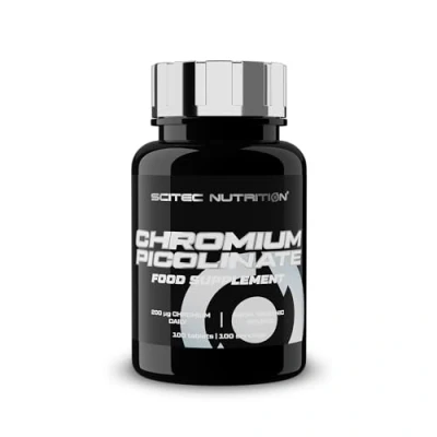 Imagen de Scitec Nutrition Chromium Picolinate Mineral esencial para el metabolismo de los macronutrientes y una glucosa sanguínea saludable Fórmula vegetariana sin levadura 100 cápsulas