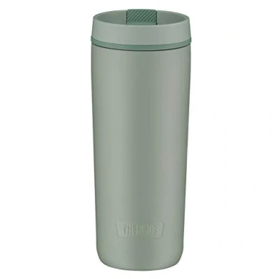 Imagen de Thermos GUARDIAN MUG 0,50 l, Matcha Green, vaso aislante de acero inoxidable con recubrimiento en polvo, taza inoxidable, café para llevar, fácil manejo, absolutamente hermético, apto