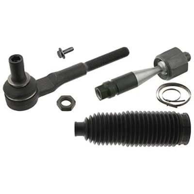 Imagen de febi BILSTEIN 49040 Barra de dirección Eje delantero, izquierda con tuerca, tornillo, abrazaderas, manguito Plus
