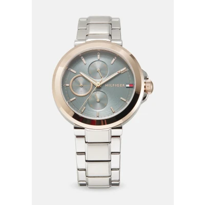 Imagen de Tommy Hilfiger LORI Reloj silvercoloured/blue/rose goldcoloured, Mujer, Talla: One Size, Silver coloured/blue/rose gold coloured