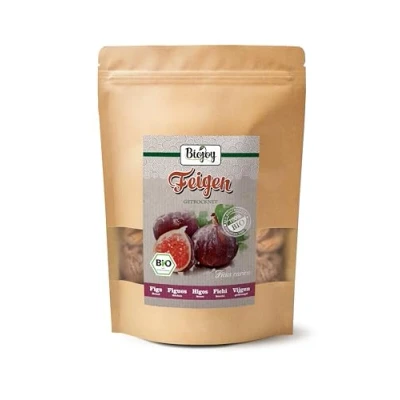 Imagen de Biojoy Higos secos Ecológicos (500 g), enteros, sin azúcar añadido y azufre