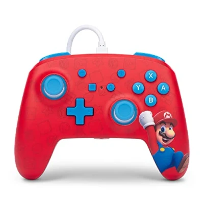 Imagen de PowerA Enhanced Wired Controller for Nintendo Switch ? Woo hoo! Mario