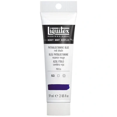 Imagen de Liquitex Heavy Body Tubo De Pintura Acrílica, 59 ml, Azul Ftalo(Sombra Roja)