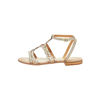 Imagen de Les Tropeziennes par M Belarbi Bongo Sandalias tobilleras, Mujer, Talla: 40, Crème multi Zapatos
