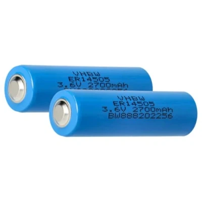 Imagen de vhbw 2X Batería celda Redonda Litio ER14505 Especial (2700 mAh, 3,6 V, Li SOCl2)