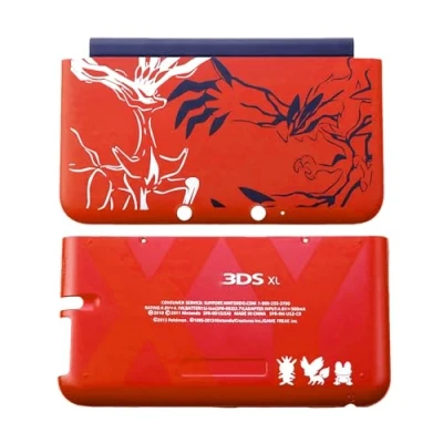 Imagen de Color rojo para 3DSXL carcasa de extra A/E Face Ruby, repuesto limitado, consolas juegos portátiles 3DS XL/LL 3DSLL, Poket US Monsters Edition, placas cubierta