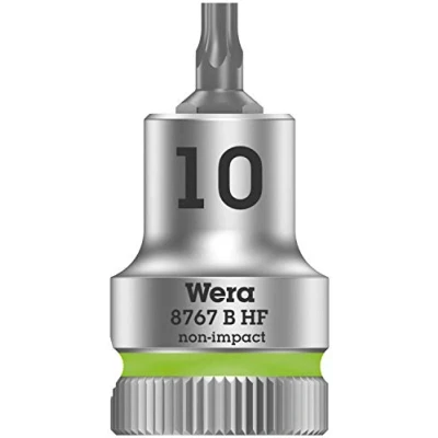 Imagen de WERA 05003059001 8767 B HF TORX 10 x 35 mm Vaso de punta Zyklop con función retención 3/8&quot;