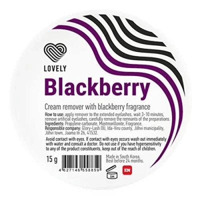 Imagen de LOVELY Lash Cream Remover para extensiones de pestañas Aroma: MORA Removedor una eliminación suave, rápida y delicada las el pegamento