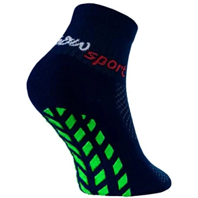 Imagen de Rainbow Socks Niñas Niños Calcetines Antideslizantes de Deporte 1 Par Azul Talla 30 35