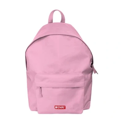 Imagen de Enri, Mochila Escolar Unisex, 2 compartimentos, Espalda y Asas Acolchadas, Color Rosa