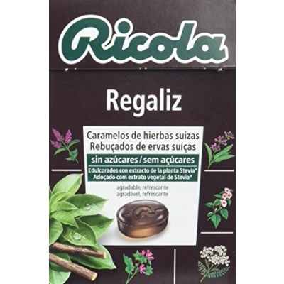 Imagen de Ricola Regaliz Sin Azúcar 50gr Caramelos