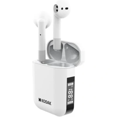 Imagen de Auricular Bluetooth Kodak KO 30425958 Blanco Stereo y Manos Libres hasta 3.5 Horas de Autonomia.