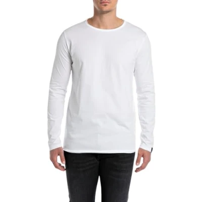 Imagen de Replay M3592a Camiseta, Blanco (001 White), S Hombres