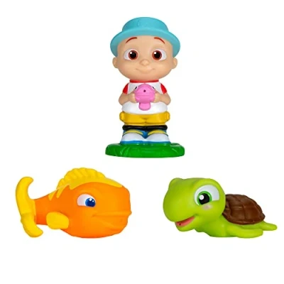 Imagen de Bandai Cocomelon: Figuras de Baño Cocomelon (Pez, Tortuga &amp; JJ) (WT80125)