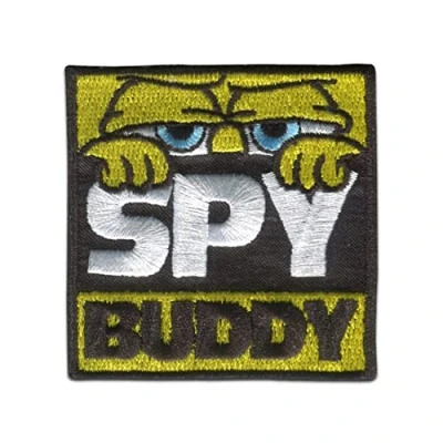 Imagen de Comercial Mercera Bob Esponja Spy Buddy bordado Parches Termoadhesivos Bordados Aplique Para Ropa, Tamaño: 5,5 x cm