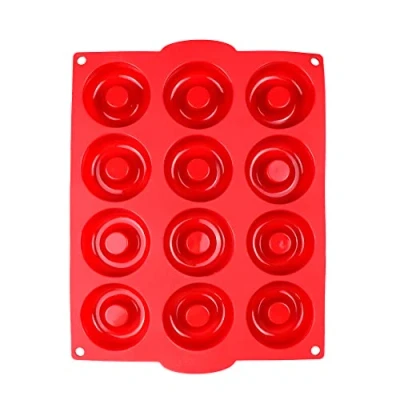 Imagen de Jata HOGAR HMOL5213 Molde de Silicona antiadherente para cocina y repostería. Exclusivo del Chef Bosquet. 12 cavidades. Apto horno, congelador, microondas lavavajillas