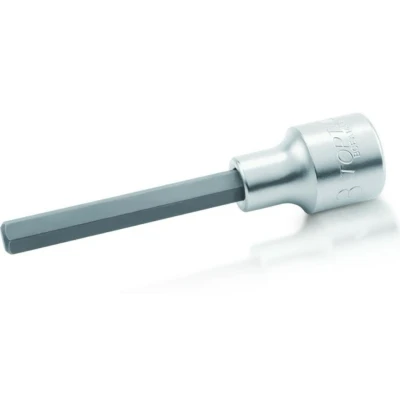 Imagen de TOPTUL BCEA1606 Piezas insertables de llave cubo 1/2 hexagonal 6 Acero cromo vanadio Larga