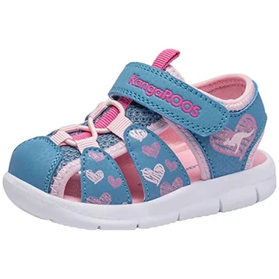 Imagen de KangaROOS K Tiffy, Sandalia Unisex niños, Midnight Blue Rose, 29 EU