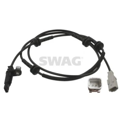 Imagen de SWAG 62 93 6948 Sensor de ABS Eje delantero, izquierda, derecha con tornillo 1300 blanco PEUGEOT: 407 Berlina, SW, Coupé