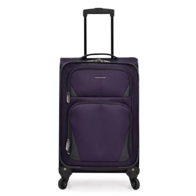 Imagen de U.S. Traveler Aviron Bay Maleta expandible con Ruedas giratorias, Púrpura, 30 Inch, giratorias