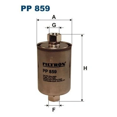 Imagen de FILTRON PP 859 Filtro Combustible enroscable LAND ROVER: Range Rover 1, Discovery Defender SUV, PEUGEOT: 3008 I, 400 Hatchback, 600