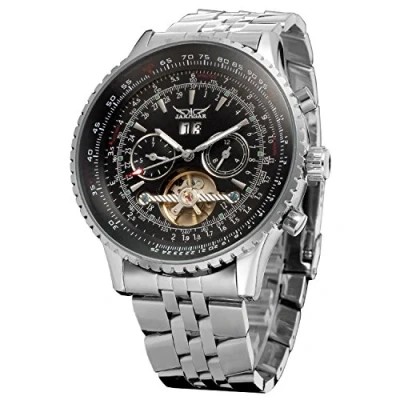 Imagen de Forsining Tourbillon. Reloj automático de pulsera para hombre con calendario completo. JAG034M4S2