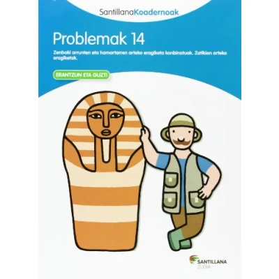 Imagen de PROBLEMAK 14 SANTILLANA KOADERNOAK (CUADERNOS)