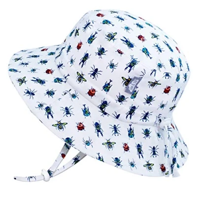 Imagen de Jan &amp; Jul Sombrero de Sol Estilo Pescador niño bebé, protección UV UPF 50+ (Talla: 0 6 Meses, Bicho)