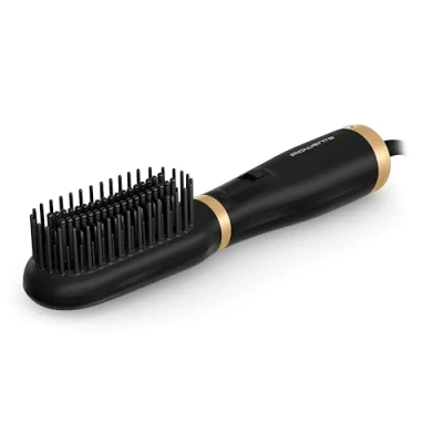 Imagen de Cepillo alisador Rowenta Powerstraight Air UB5920F0, 500 W, 2 en 1, 3 temperaturas, Cabello húmedo, mojado y seco, Negro