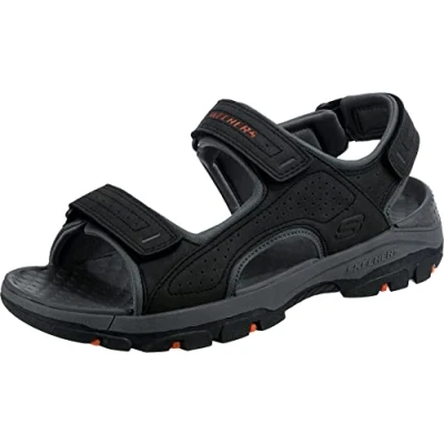 Imagen de Skechers TRESMEN GARO, Sandalias para Hombre, Black Synthetic, 48.5 EU