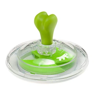 Imagen de Ferplast Juguete Interactivo para Perros CARRUSEL, Inteligente Dispensador de Recompensas, Ideal croquetas, en plástico con Antideslizante, Pequeños y Gatos, Ø 14 x 12 cm