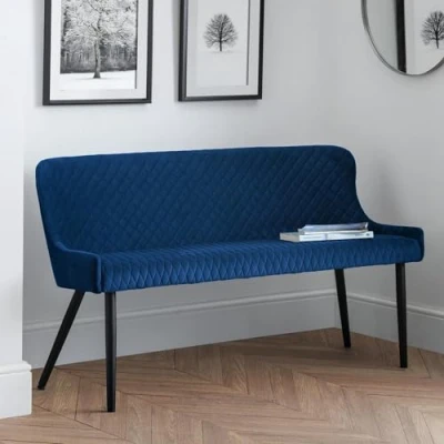 Imagen de Julian Bowen Banco con respaldo alto Luxe, azul