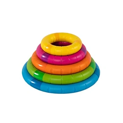 Imagen de Fat Brain Toys Torre apilable magnética, Multicolor (FA270 1)