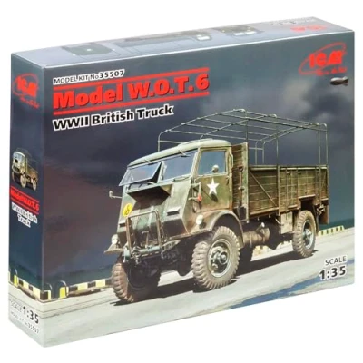 Imagen de ICM 35507 Model W.O.T.6,WWII British Truck Maqueta de camión, Color Gris