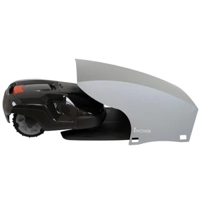 Imagen de IDEA MOWER compatible con Husqvarna Automower, Garaje para robot cortacésped New Shell (plata)
