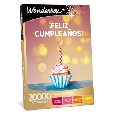 Imagen de WONDERBOX Caja Regalo SPA &amp; Relax para Dos 3000 Masages o 2 Personas Ideas Hombres Mujer