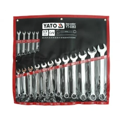 Imagen de YATO YT 0363 Kit de llaves poligonales / boca 17