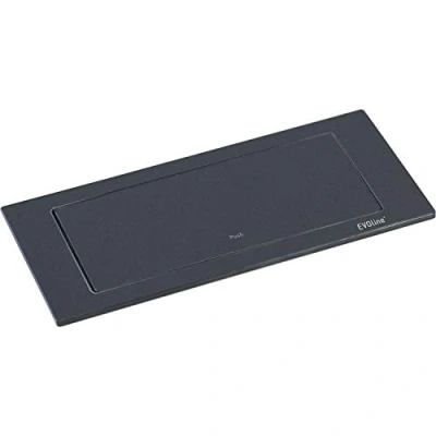 Imagen de EVOLINE Backflip 2 enchufes Schuko, 1 cargador USB C, color negro mate