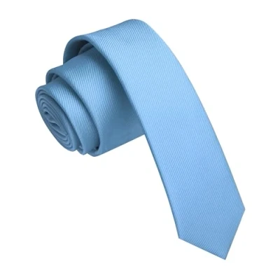 Imagen de JEMYGINS Corbata delgada de color sólido 1.57 pulgadas para hombre (4 cm), Teal, general