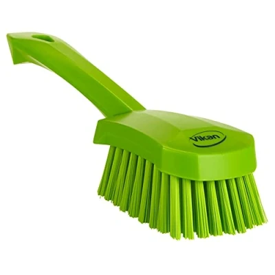 Imagen de Vikan 419277 Cepillo para Fregar con Mango Corto, rígido, Color Lima