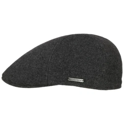 Imagen de Stetson Gorra Texas Wool Gatsby Cap Hombre Gorros con Visera Gorro Ivy Pico de Pato Visera, Forro, Forro Invierno otoño/Invierno L (58 59 cm) Antracita