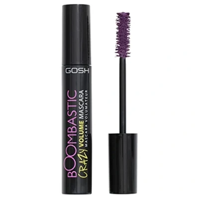 Imagen de GOSH Boombastic Crazy Mascara para un volumen extremo y pestañas largas, máscara de con cabezal cepillo preciso, sin grumos, respetuoso la piel perfume, 006 Dusty Violet