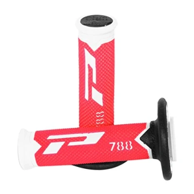 Imagen de PROGRIP Puños Mx 788 216 Triple Densidad Blanco/Rojo/Negro