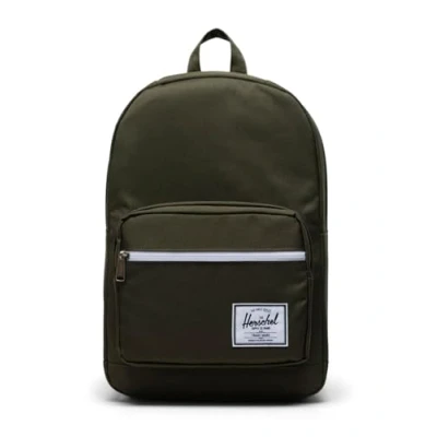 Imagen de Herschel Supply Mochila unisex Pop Quiz, Verde hiedra/café achicoria, Classic 22L, Quiz