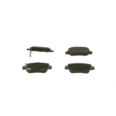 Imagen de BOSCH 0 986 494 403 Juego de pastillas freno Low Metallic con avisador acústico desgaste Chapa antichirridos, instrucciones montaje